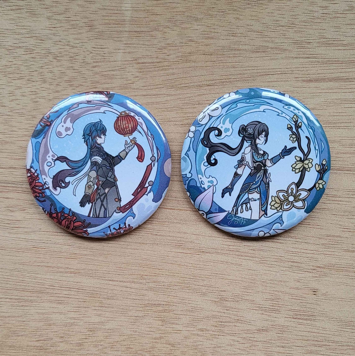 Honkai Rail Badge Pin Set