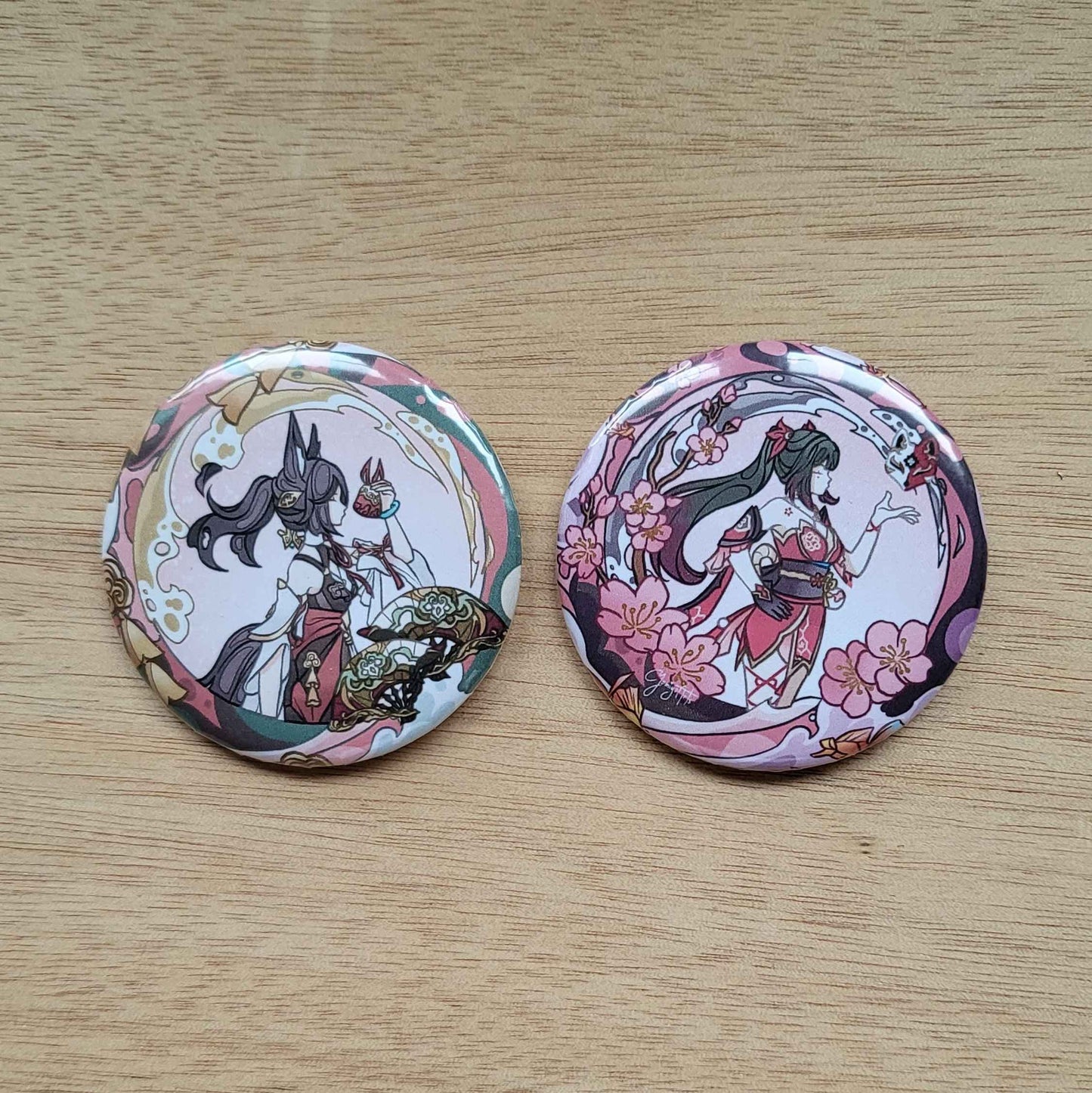 Honkai Rail Badge Pin Set
