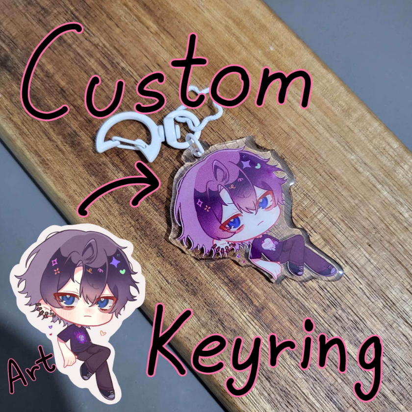 Custom Keyring | Clear Acrylic
