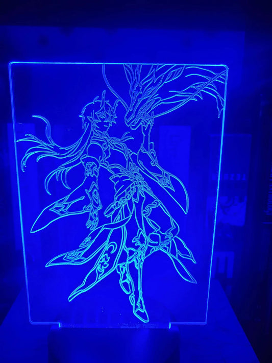 Honkai Imbibitor lunae Led light