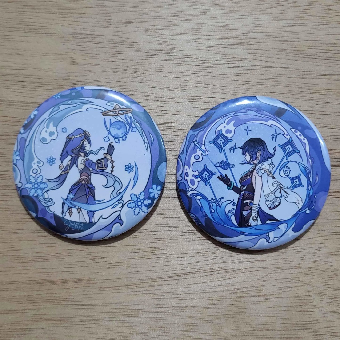 Genshin Impact Button Pin Set 10