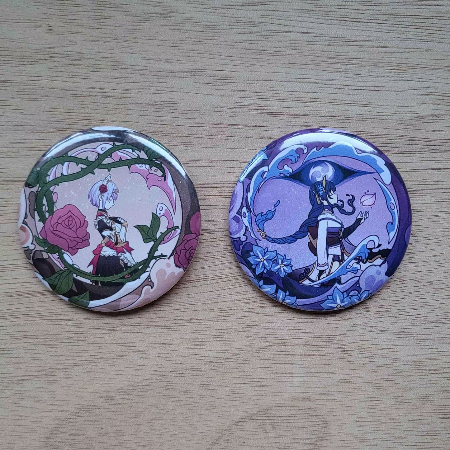 Genshin Impact Button Pin Set 4