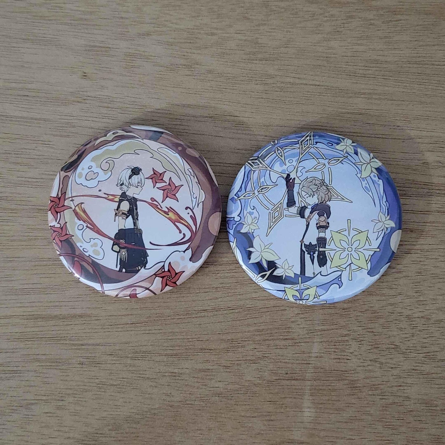 Genshin Impact Button Pin Set 6