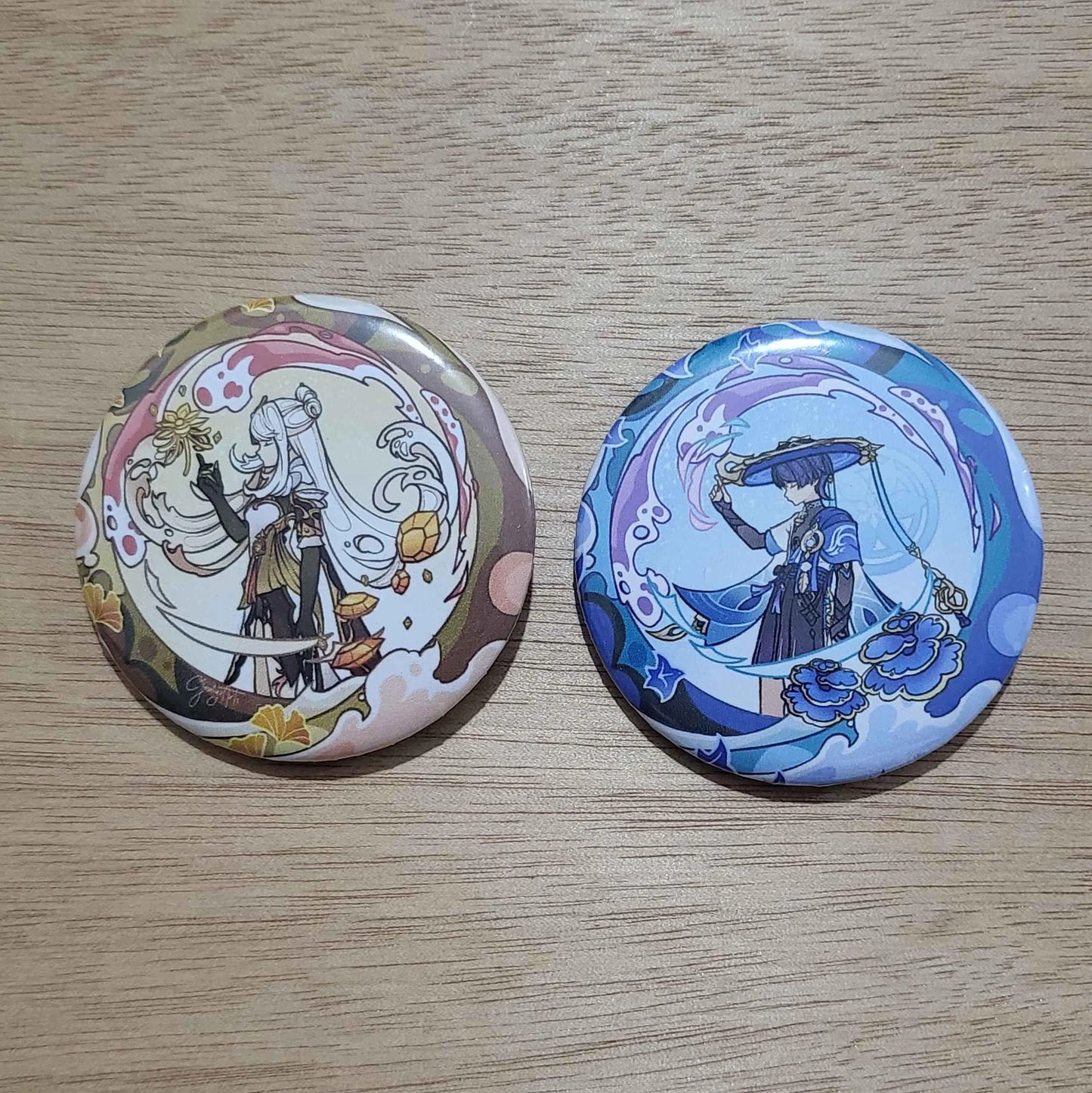 Genshin Impact Button Pin Set 9