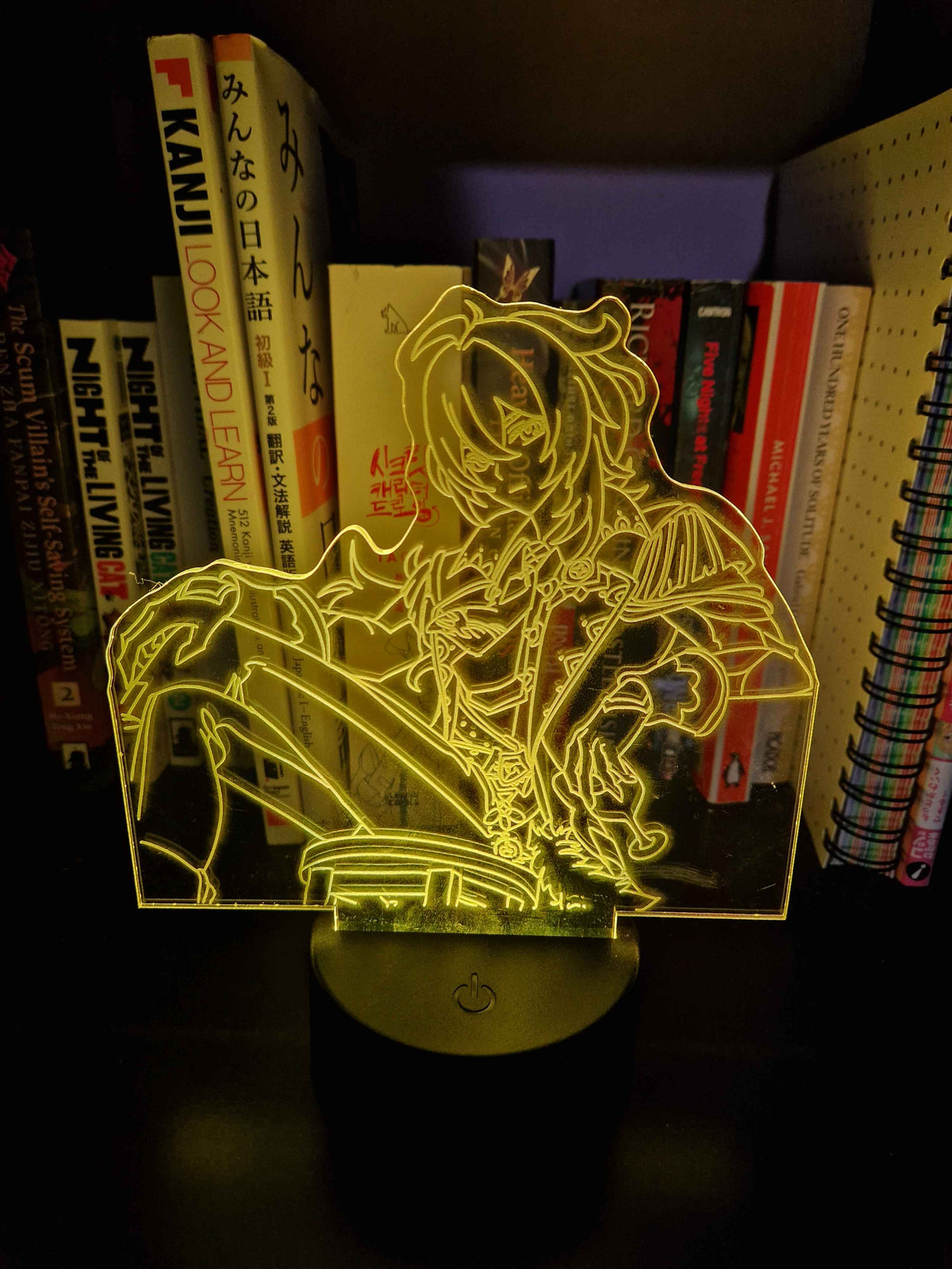 Genshin Impact Diluc Fan-made LED Light