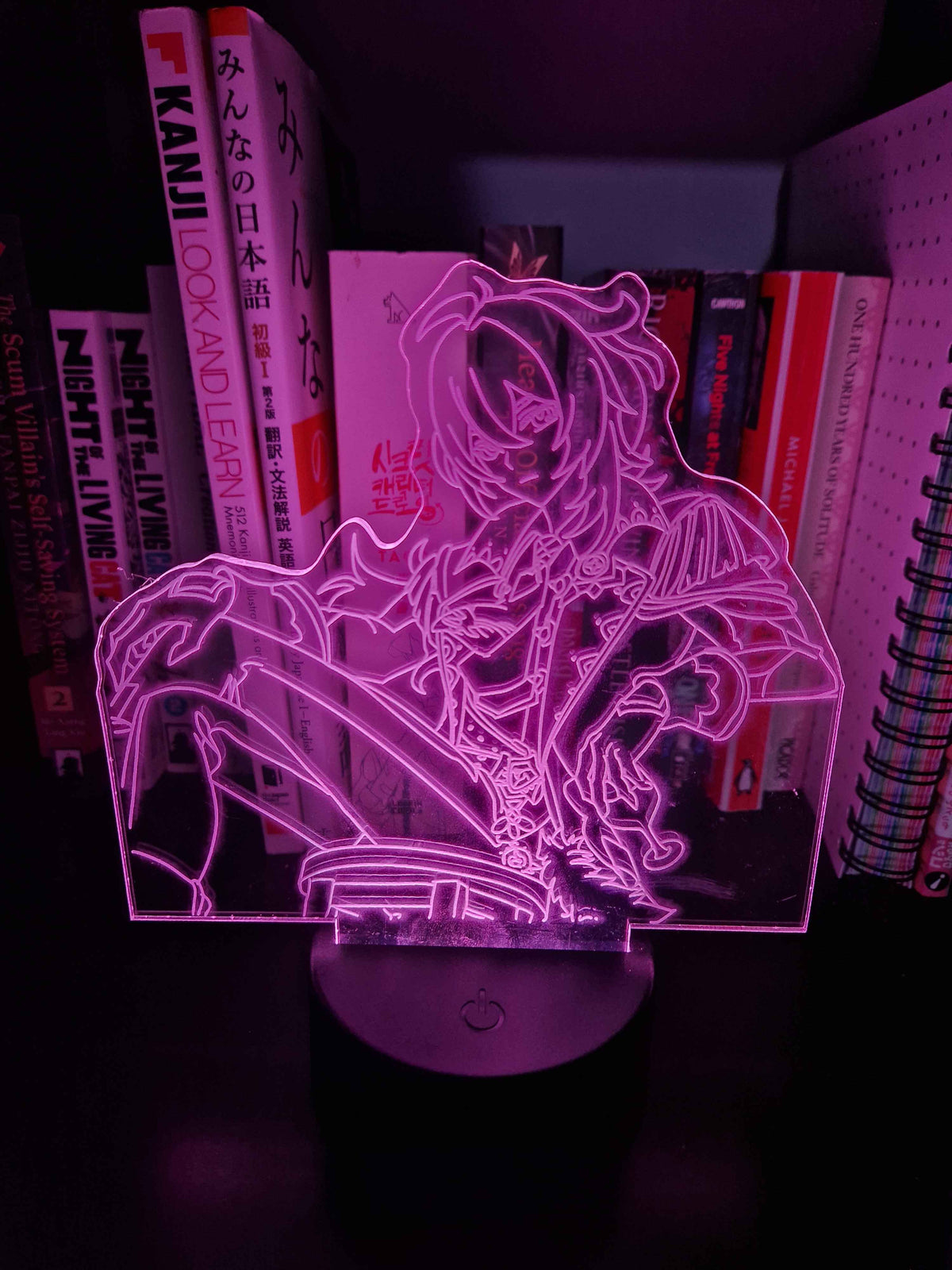 Genshin Impact Diluc Fan-made LED Light