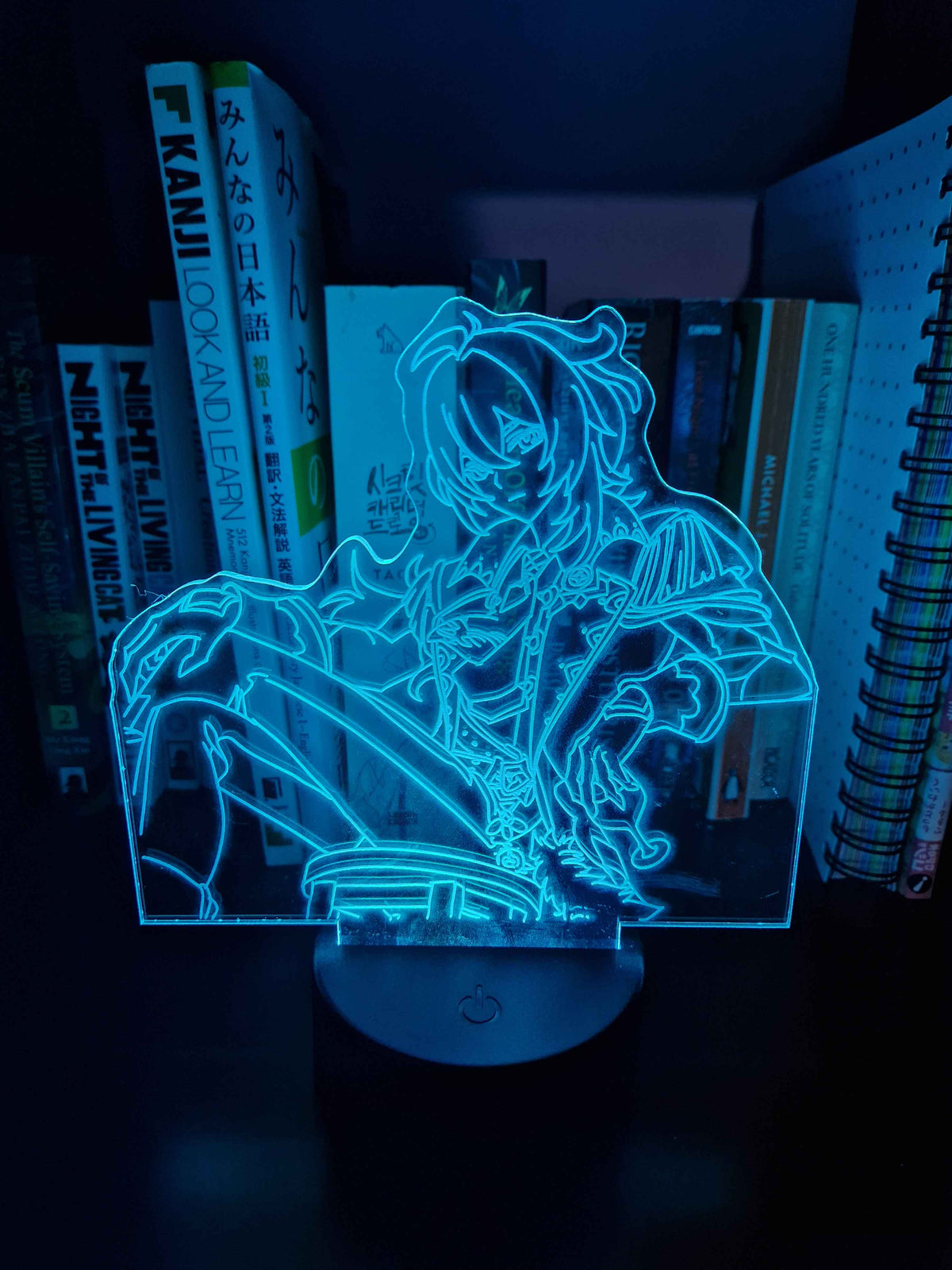 Genshin Impact Diluc Fan-made LED Light