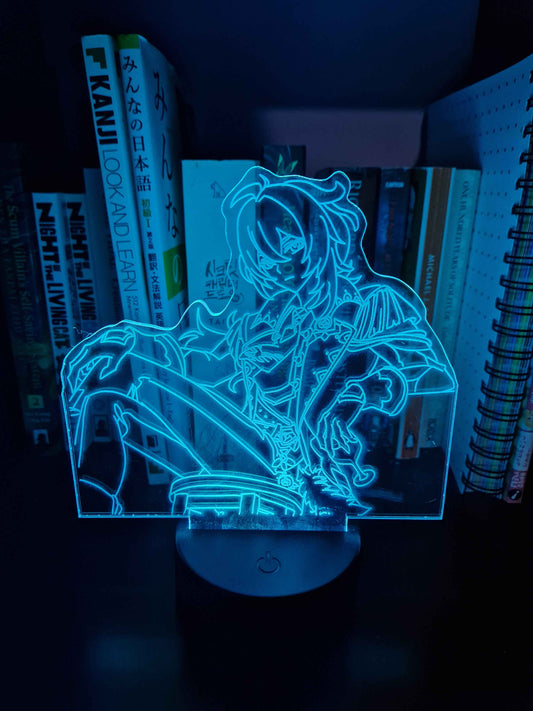Genshin Impact Diluc Fan-made LED Light