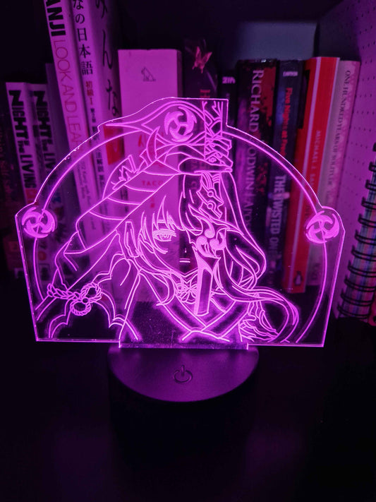 Genshin Impact Raiden Shogun Fan-made LED Light
