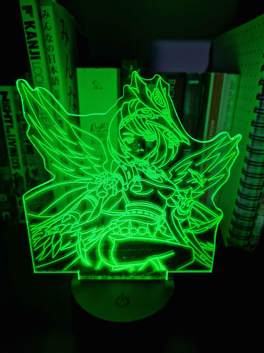 Genshin Impact Sara Fan-made LED Light