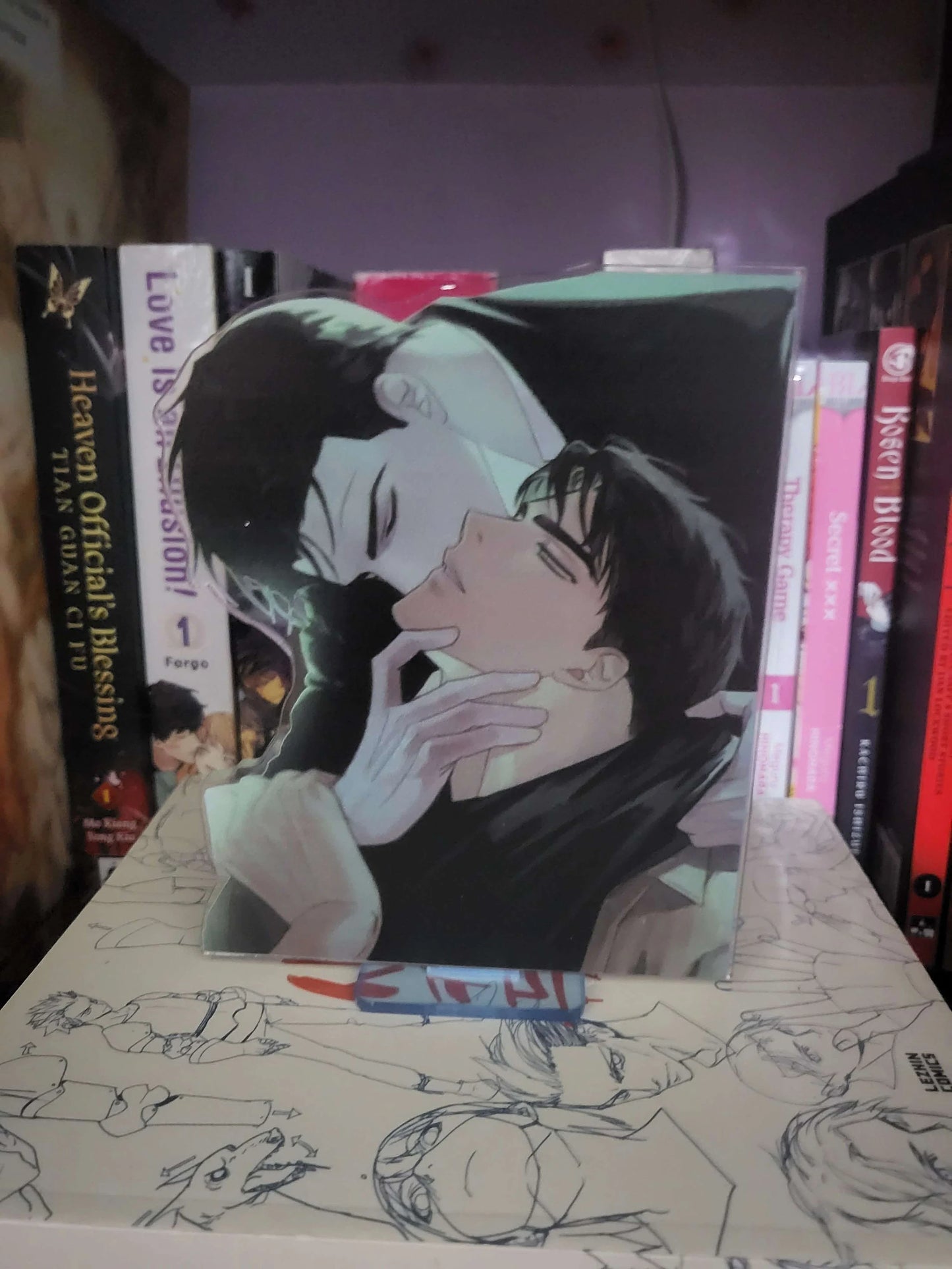 Green  BL acrylic stand | Fan made