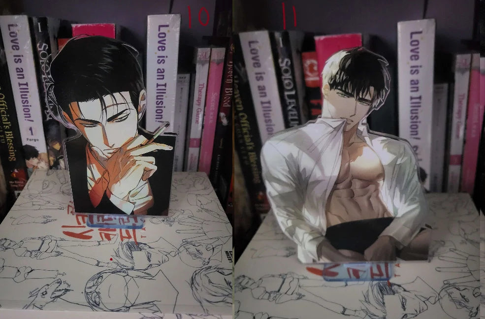 Green  BL acrylic stand | Fan made