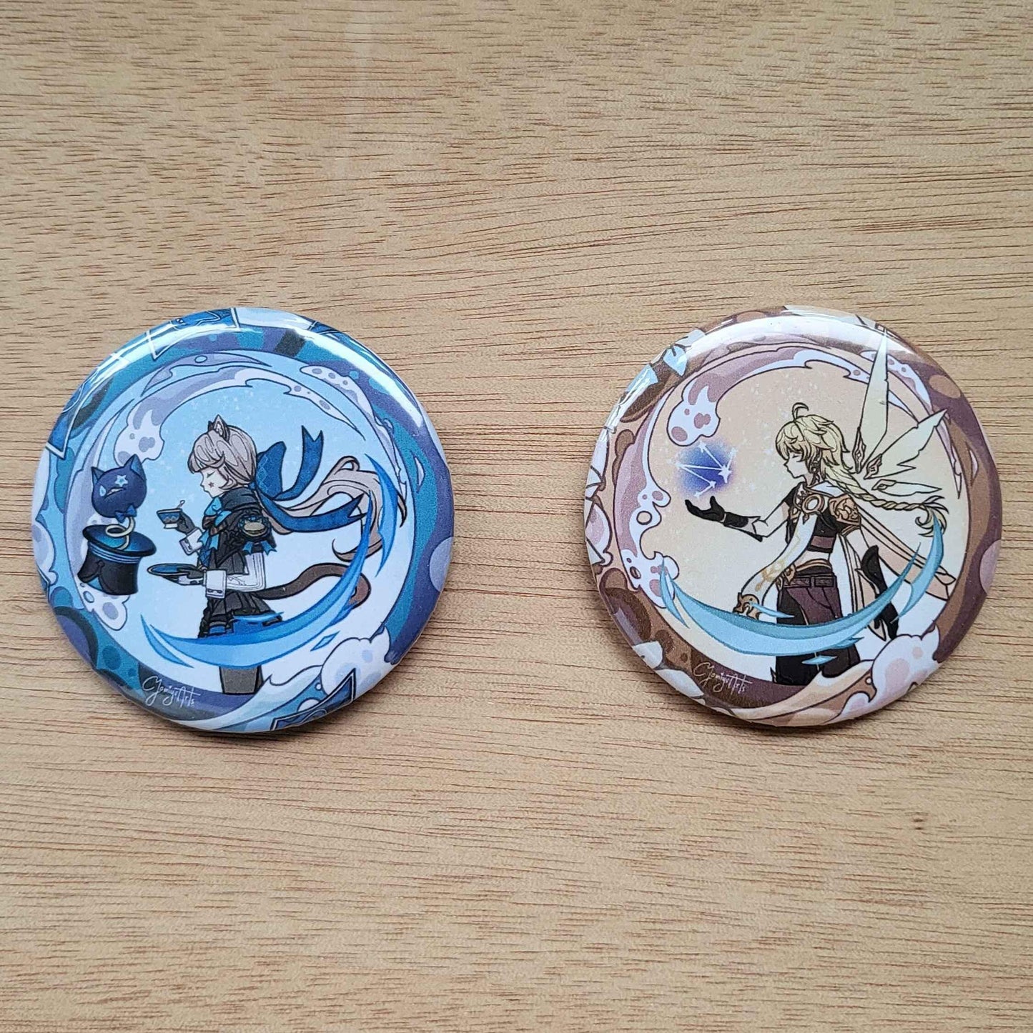 Genshin Impact Button Pin Set 2
