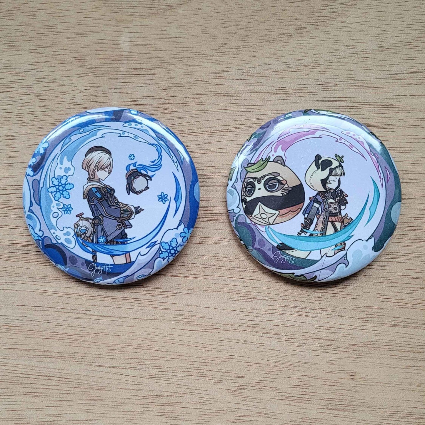Genshin Impact Button Pin Set 2