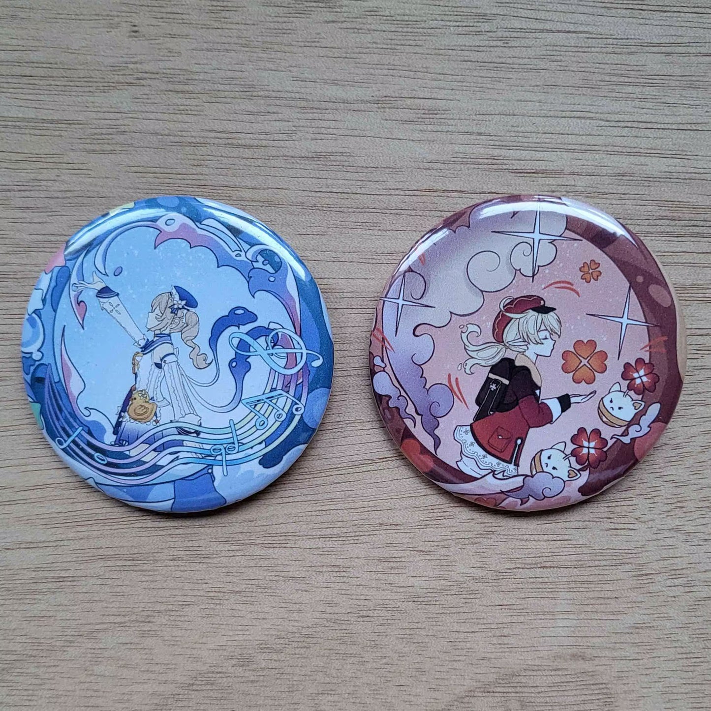 Genshin Impact Button Pin Set 3