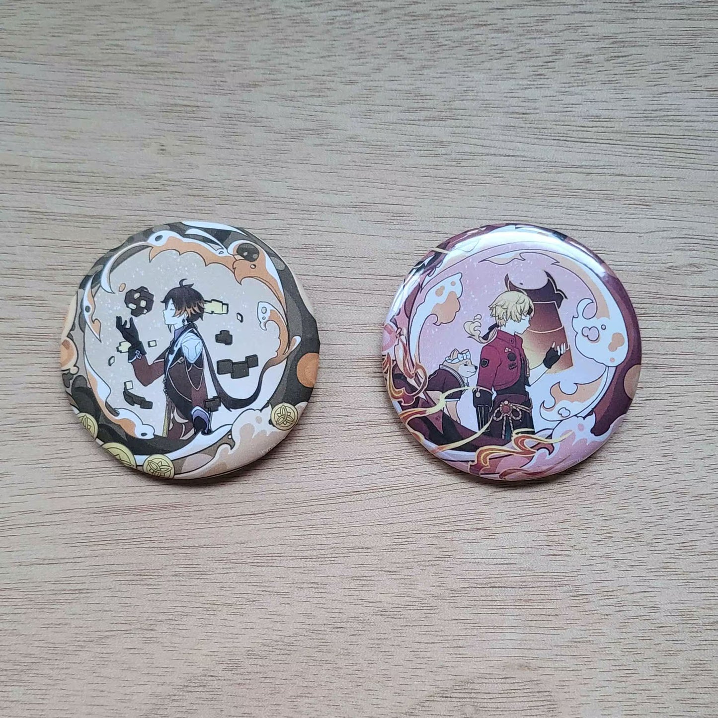 Genshin Impact Button Pin Set 4