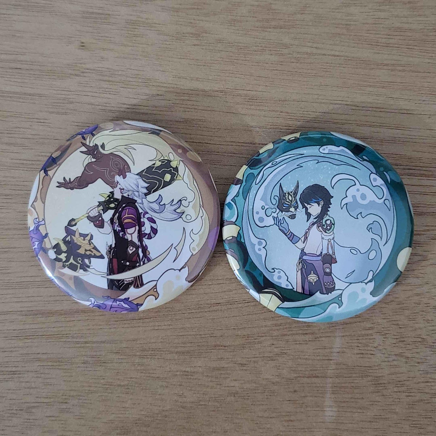 Genshin Impact Button Pin Set 4