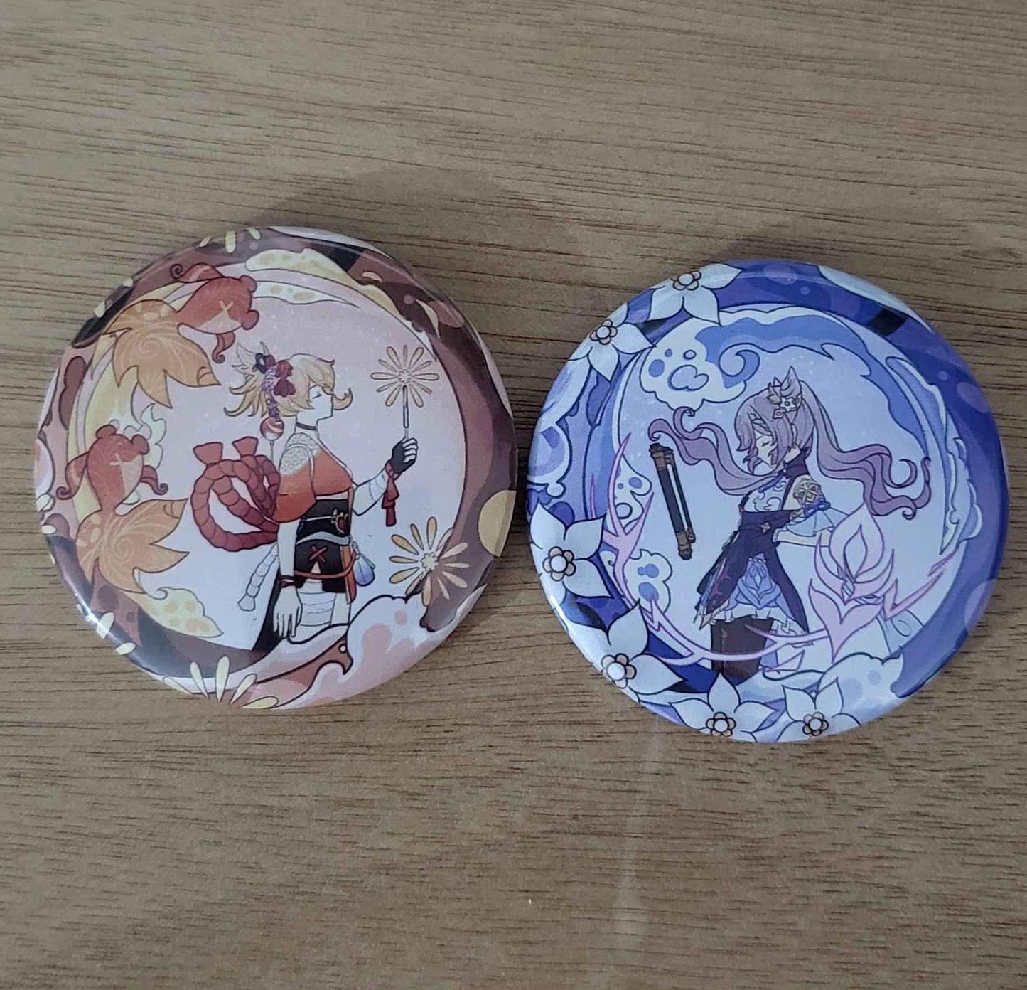 Genshin Impact Button Pin Set 5