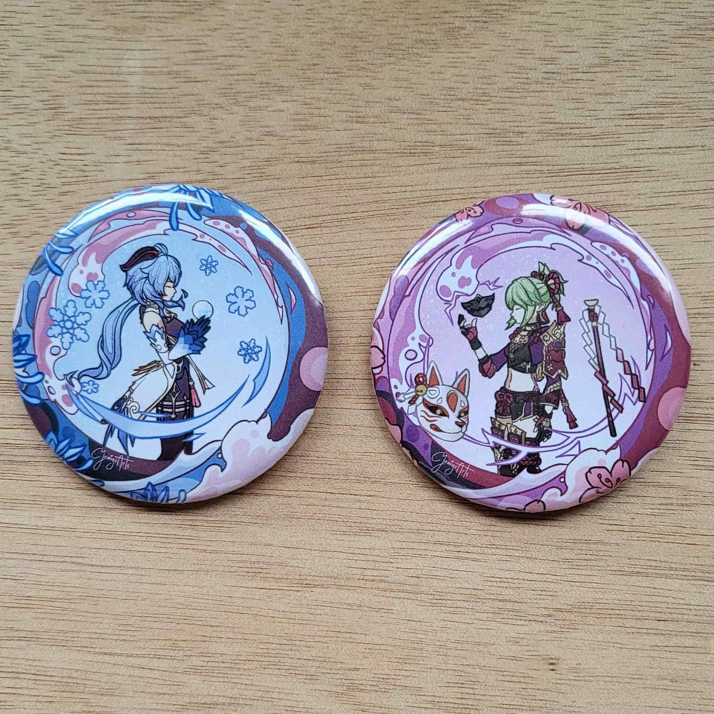 Genshin Impact Button Pin Set 9