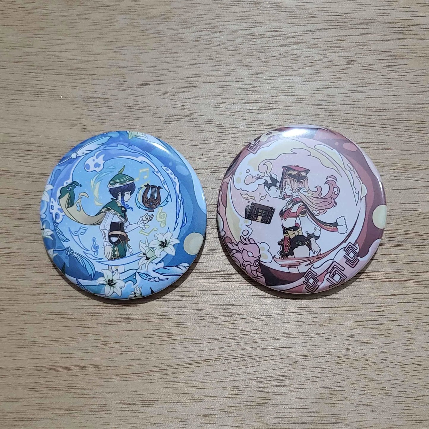 Genshin Impact Button Pin Set 7