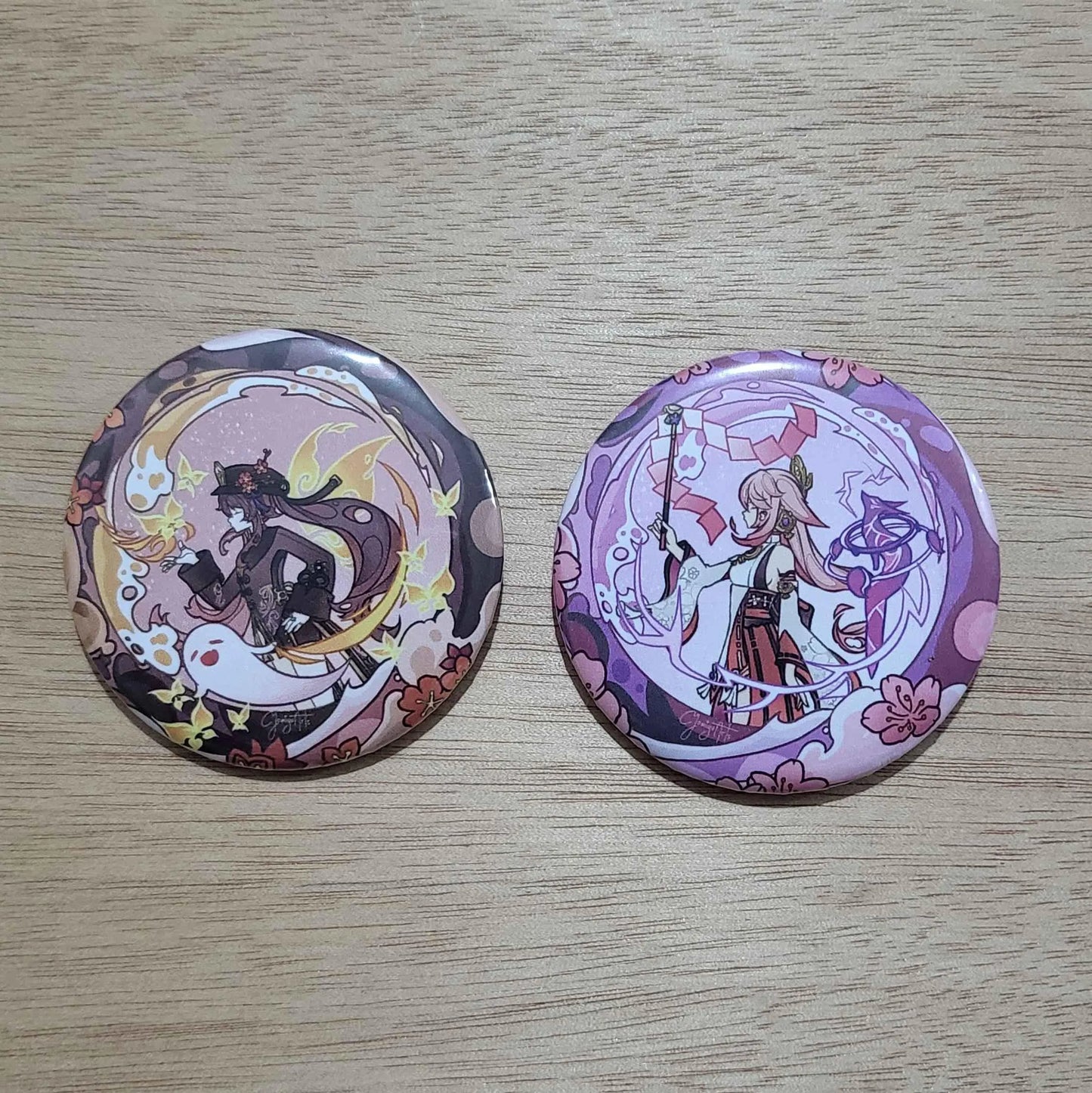 Genshin Impact Button Pin Set 7